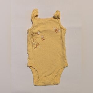 Carter's Yellow Bee and Flower Bodysuit